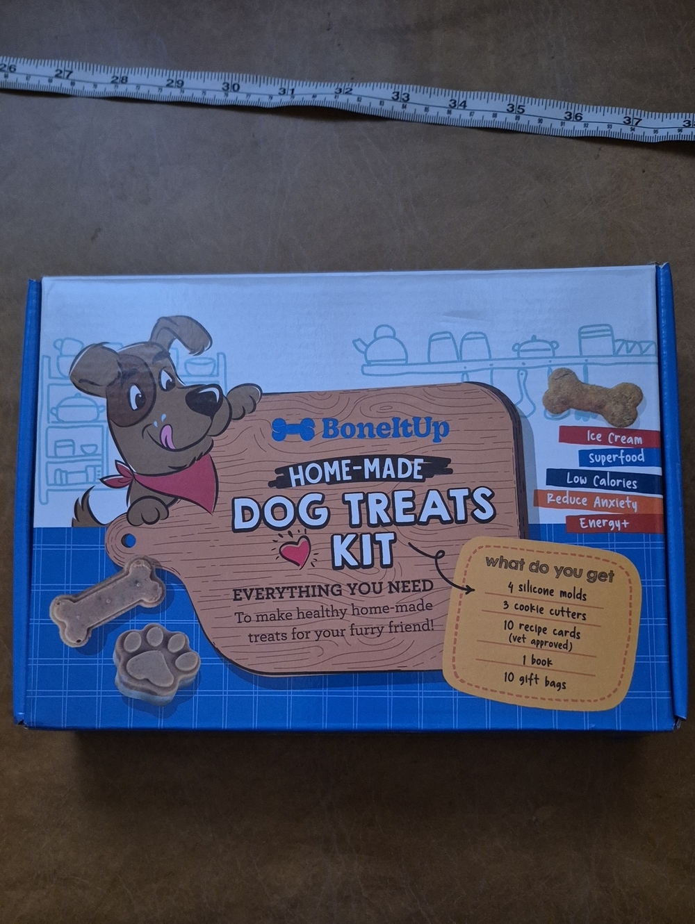 NWOT Boneitup Home-Made Dog Treats Kit - Blue